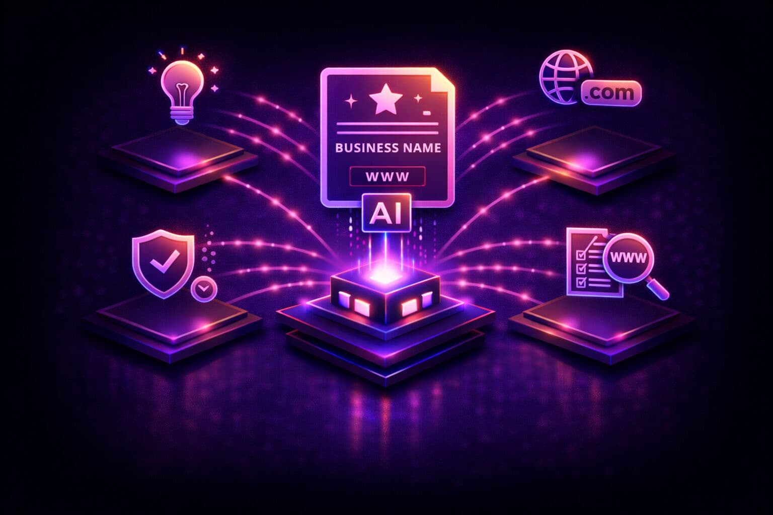 Free Business Name Generator (AI + .com Checker)